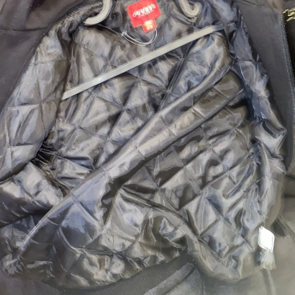 Guess Camo  bomber jacket Sz 12 - Picture 11 of 12